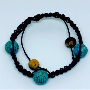 Macrame turquoise bracelet